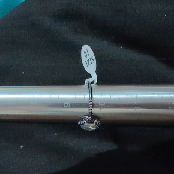 R1019 Black Marquise Ring Plated - Fragrant Jewels - Picture 7 of 7